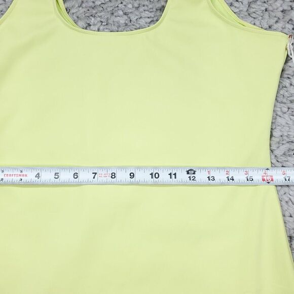 Good American Good Compression Scuba Knit Mini Dress Green Stretch Size 5 2XL - Picture 11 of 13